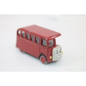 Thomas the Train Bertie Bus Diecast Metal Friends Take Play Along Red 2002